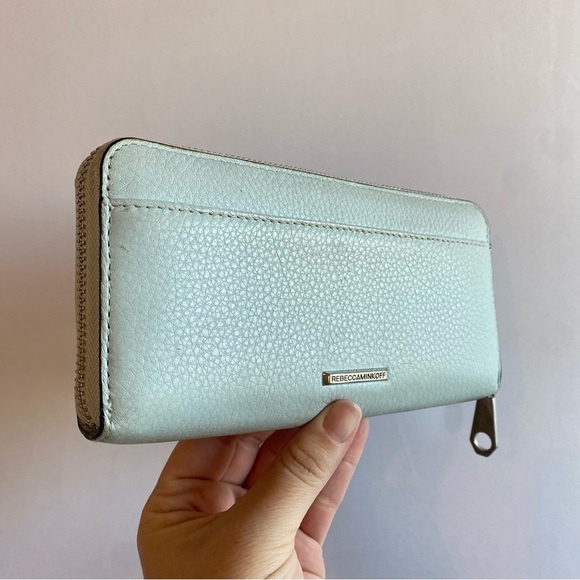 Rebecca Minkoff Blue Continental Wallet‎ Pebbled Leather - Picture 2 of 7